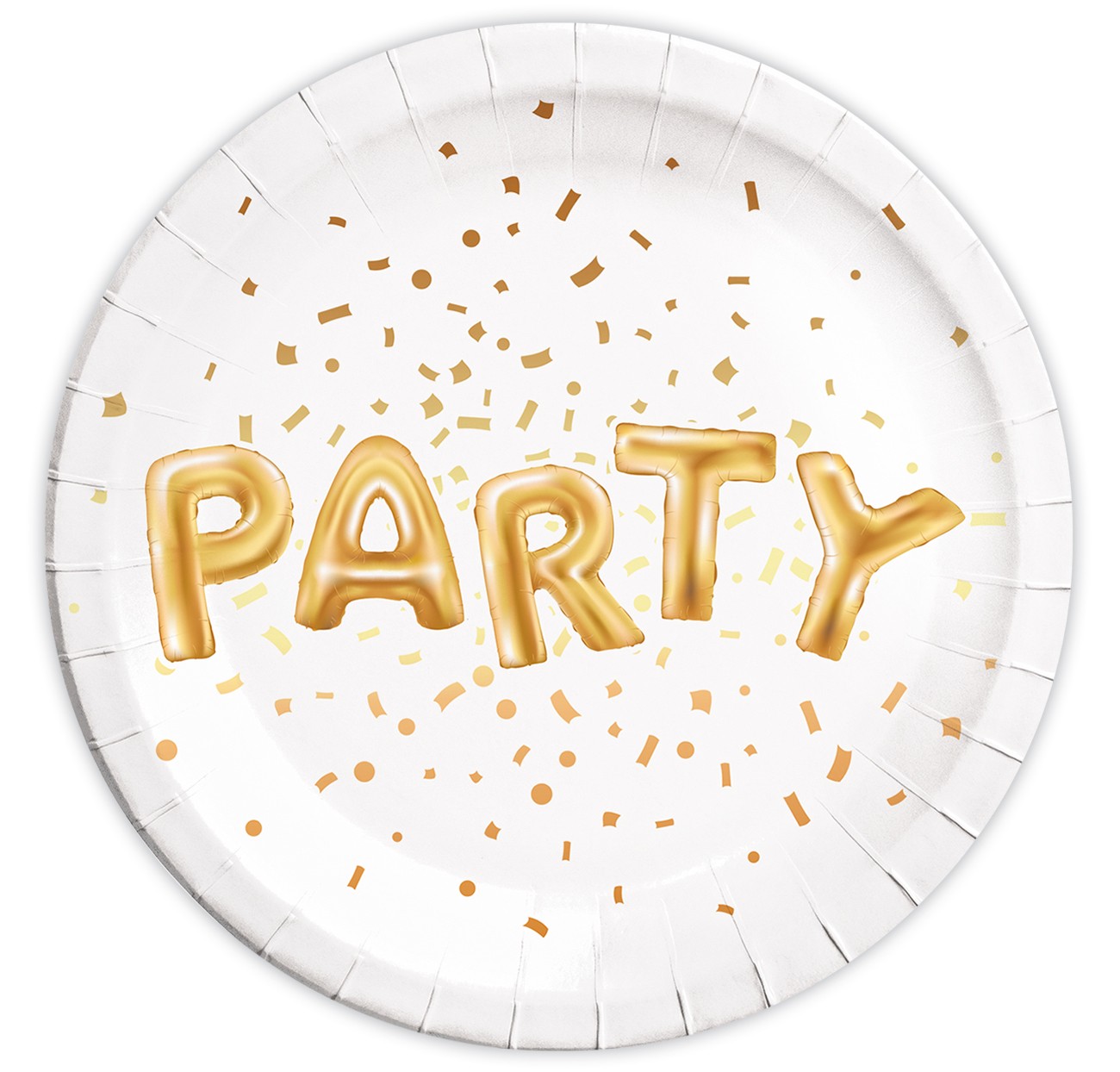 Златно парти - чинийки 23см