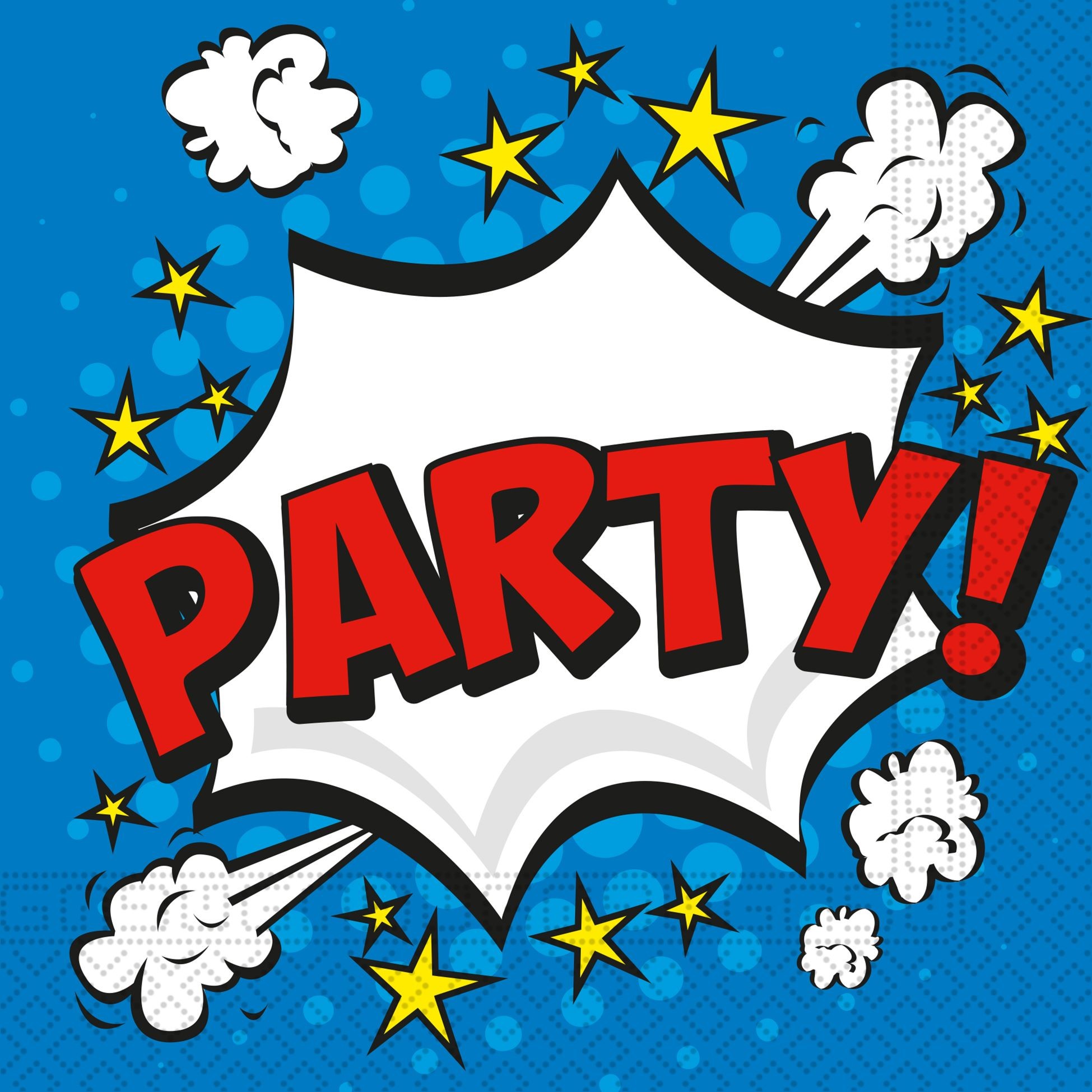 Буум парти - салфетки 33х33см