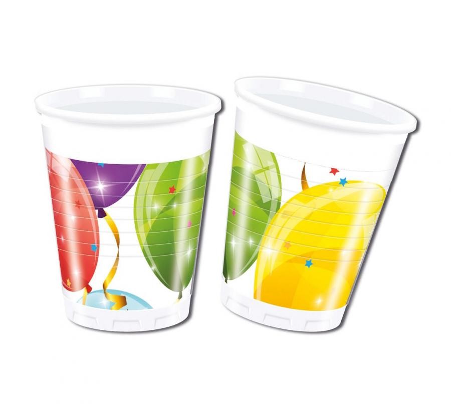 Парти Балони - чашки PVC 200мл