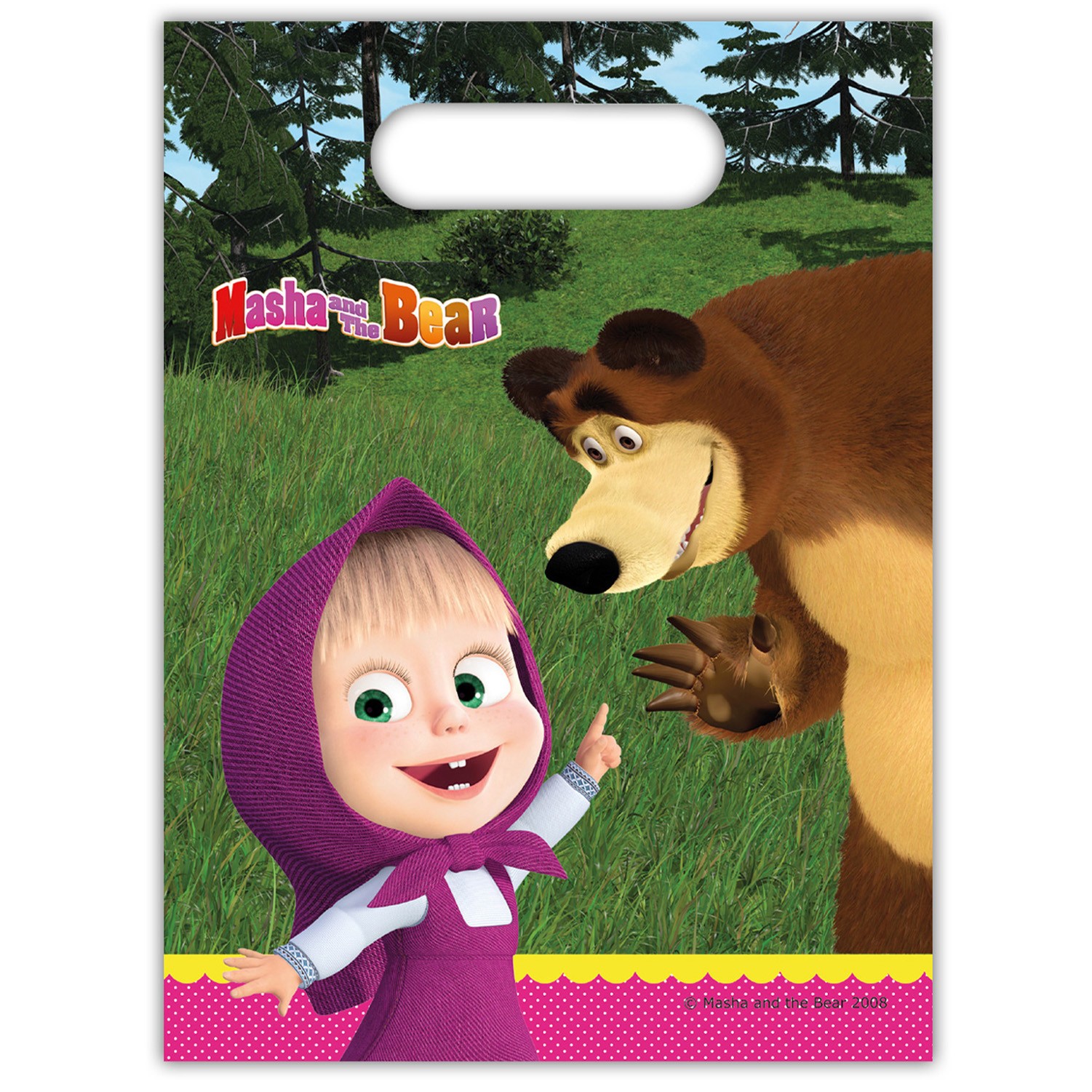 Maша и мечока - подаръчни торбички 6бр.