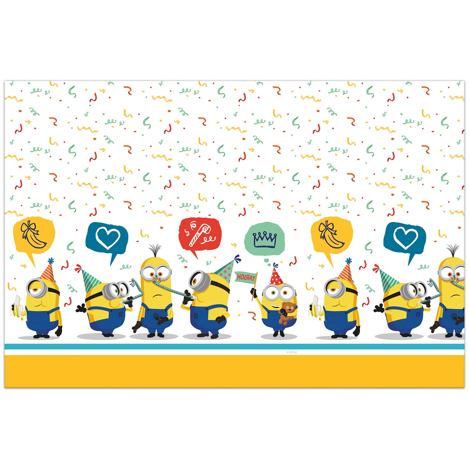 Миньони - покривка 120см/180см