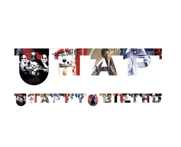 Междузвездни войни - банер Happy Birthday - 2м