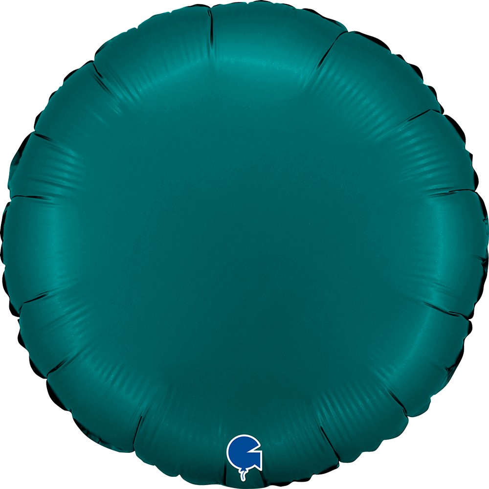 Фолиев балон -  Кръг - емералд - 18''/45 см