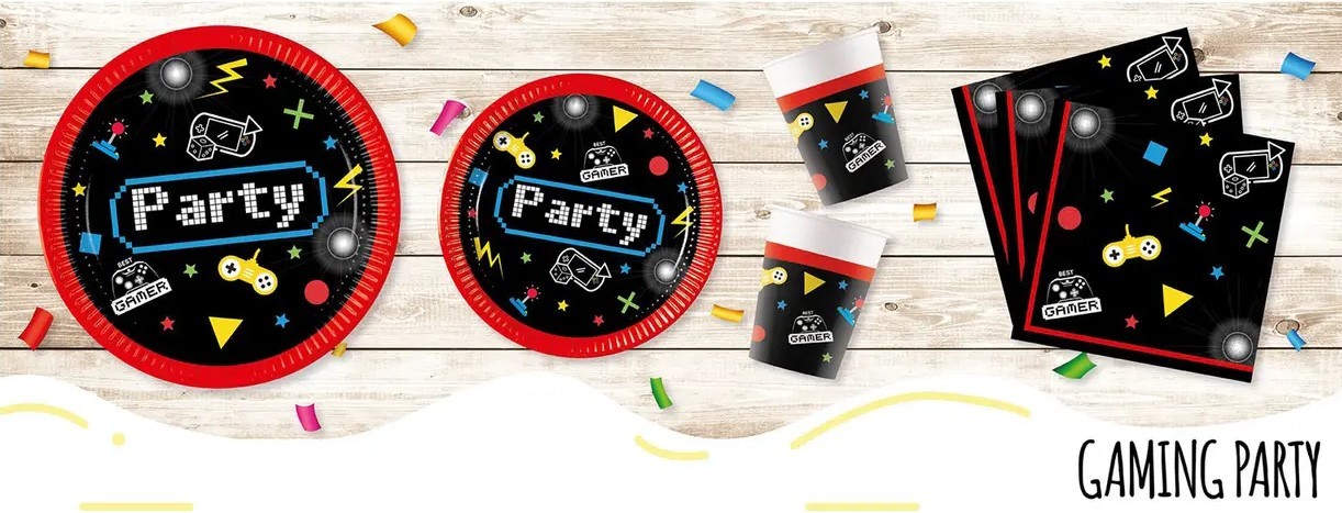 Гейм парти - чинийки 20см